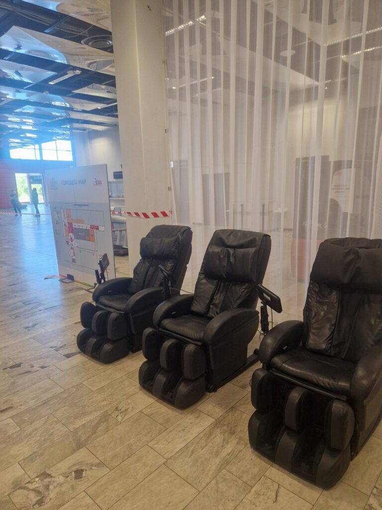 Massagefåtöljer till ERA-kongressen i stockholm 23-26 maj 2024